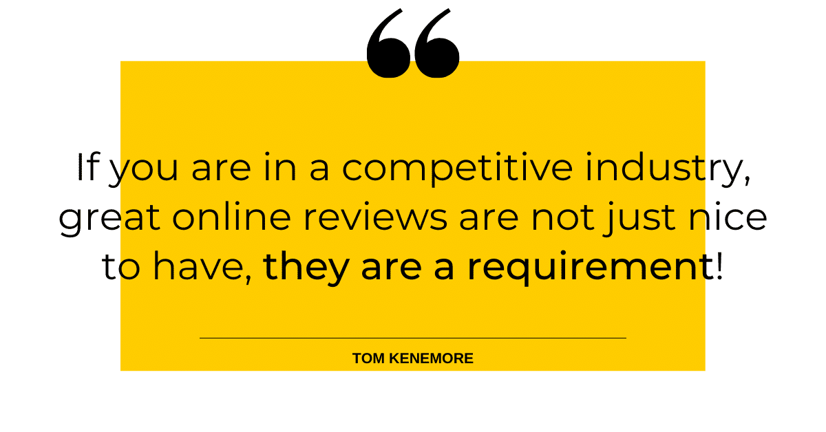 Tom Kenemore Marketing Quote