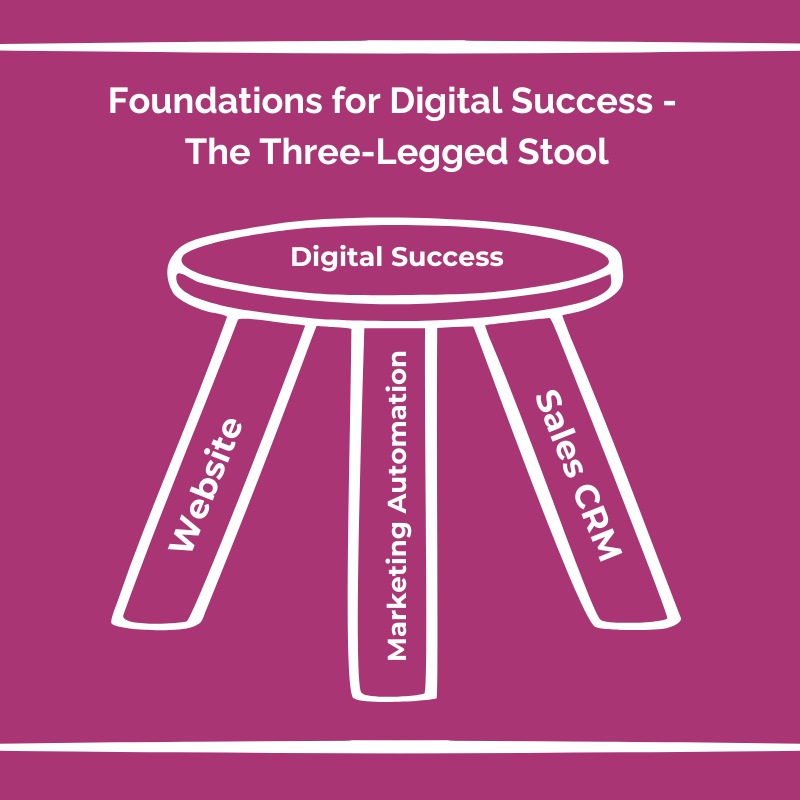 Digital Success (2) Foundations for digital success- the three legged-stool